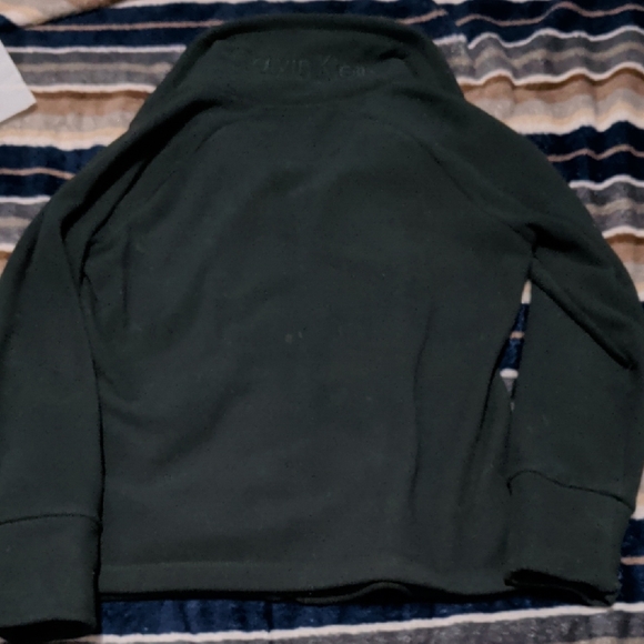 Calvin Klein Performance Dark Green Full Zip Fleece Jacket Women’s L - Picture 6 of 6